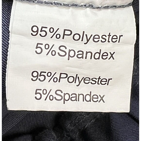 Grace Karin Size M Pants Womens Blue High Rise Casual Paper Bag Waist - Picture 5 of 5